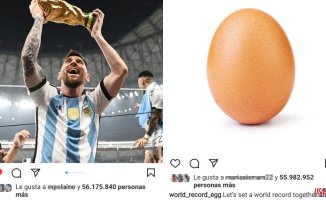 Leo Messi makes history on Instagram beating the famous viral egg