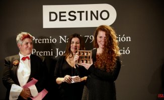 Newcomer Gemma Ventura, winner of the Josep Pla award