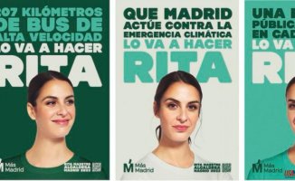More Madrid anticipates its rivals with 'Rita is going to do it', her viral campaign slogan