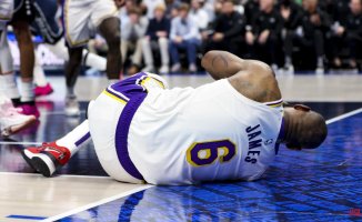 Alarm in the Lakers for the injury of LeBron James