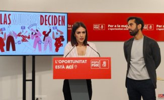 The PSPV launches itself to fear the feminist vote in a tough fight with Compromís and Unides Podemos