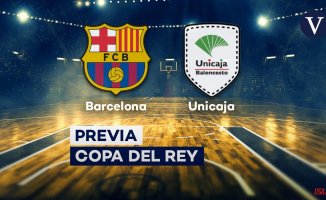 Barcelona - Unicaja | Schedule and where to watch the Copa del Rey match on TV