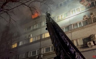 Six people die, including two children, in a fire at a Moscow hotel