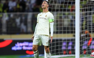 Cristiano Ronaldo debuts in Arabia with a penalty but ends up deranged