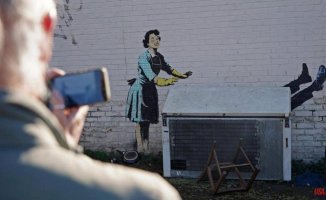 Banksy's last mural, a plea against sexist violence
