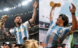 How to create Messi or Maradona eating meat