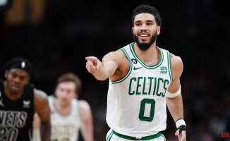 The Celtics destroy the Nets in the Garden