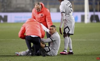 Mbappé misses the first leg of the Champions League round of 16 against Bayern due to injury