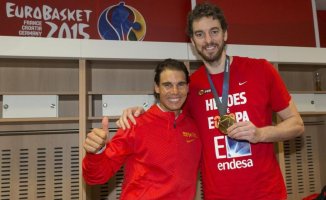 Rafa Nadal: "I've been lucky enough to experience Pau's career up close and this makes it even more special"