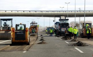 Works begin to improve the A-2 road in Cervera