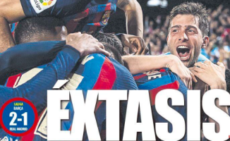 "Ecstasy", "delirium" and the League sentenced: this is how the covers highlight Barça's triumph in the classic