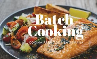 Batchcooking weekly menu for the week of March 6 to 10