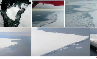 First images of the giant iceberg A-81, detached from Antarctica last January
