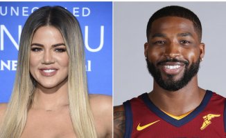 Khloé Kardashian introduces her second child in birthday greeting to Tristan Thompson