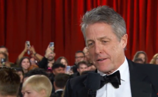 Hugh Grant's "embarrassing" interview at the Oscars: "The most awkward thing since Will Smith's slap"