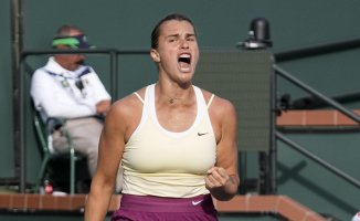 Sabalenka assures that there is "a lot of tension" between the tennis players due to the war in Ukraine