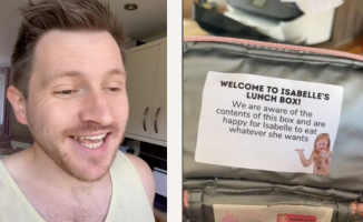 They criticize their daughter's lunch for being "unhealthy" and their response goes viral