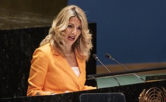 Díaz pushes forward in the UN his proposal for social economy and goes from arguing with Iglesias