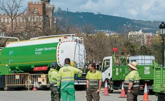 Barcelona activates trucks with ground water for cleaning and irrigation
