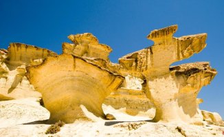 Las Gredas de Bolnuevo, natural sculptures on the coast of Murcia