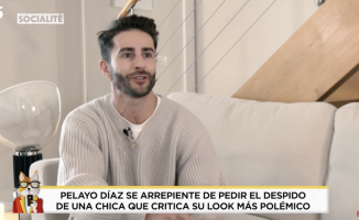 Pelayo Díaz regrets attacking the Inditex worker who criticized one of her looks: "She deserves a promotion"