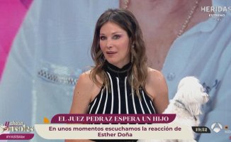 Esther Doña very direct with the paternity of her ex-partner, Judge Pedraz: "It seems very irresponsible to me"