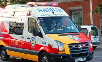 A trainee police officer dies in a collision with an ambulance in Madrid