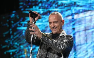 Eros Ramazzotti becomes a grandfather and hours later he messes her up at the WiZink Center in Madrid: "I'm leaving!"
