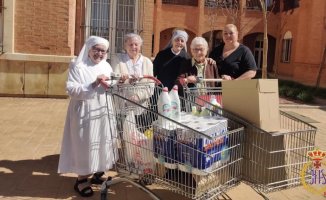 Some nuns from Malaga offer prayers in exchange for donations of cleaning products