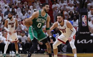 The Celtics win in Miami and force the fifth game