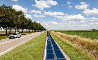 The Netherlands will build solar cycle lanes to generate energy while cyclists circulate