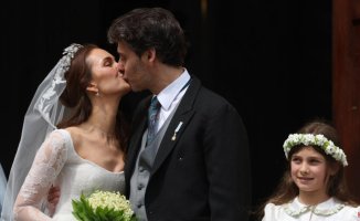 Unexpected incident at Luis de Baviera's wedding: the bride, Sophie Evekink, faints