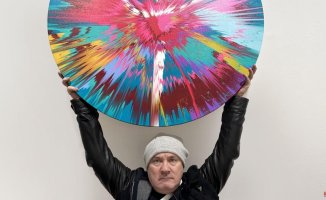 Damien Hirst and "pretty paintings"