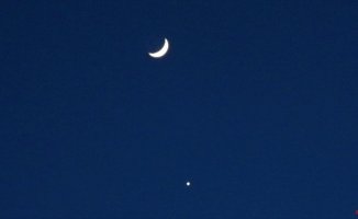 The night of the Moon and Venus