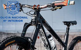 The bicycle of 10,200 euros that the police have recovered in a few hours in Valencia