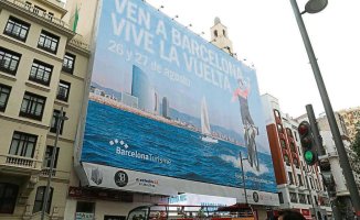 Barcelona promotes the start of the Vuelta on the Gran Vía in Madrid