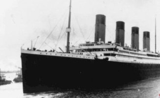 The first and crude testimony of the shipwreck of the 'Titanic'