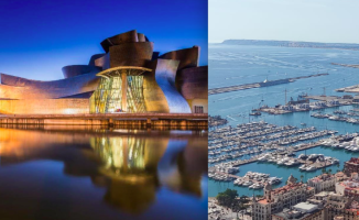 Alicante exceeds Bilbao in population, but the annual income is 4,000 euros less