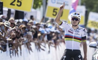 Evenepoel wins the penultimate stage of the Tour of Switzerland and honors Mäder