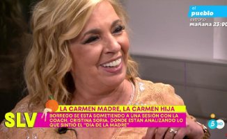 Carmen Borrego silences criticism after the birth of her grandson: "We have always been a pineapple"