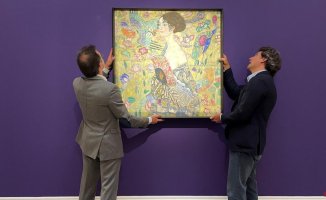 Gustav Klimt's 'Woman with a Fan' is the most expensive painting ever auctioned in Europe