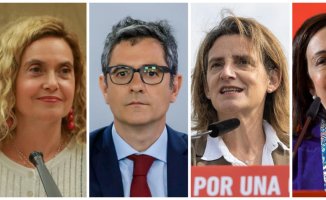 Sánchez deploys the ministers on the lists to highlight the management of the PSOE