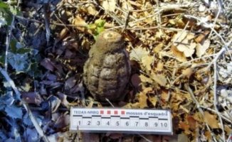 A neighbor finds a grenade from the Civil War in Sant Vicenç dels Horts