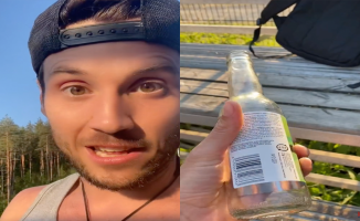 A Spaniard explains how much he earns per day for collecting bottles in Finland: "There is money everywhere"