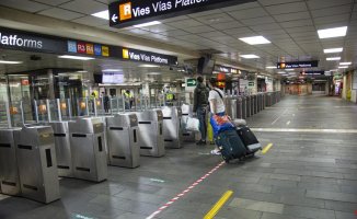 The Plaza Catalunya station in Barcelona was evicted for a few minutes due to a bomb threat