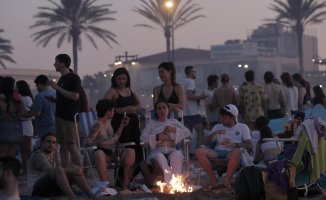 The Valencian beaches enjoy a massive night of San Juan without incident