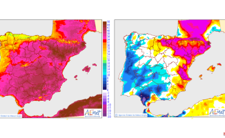 These are the areas that the Aemet declares on red alert in Spain due to the heat wave