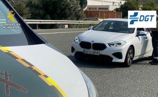 The Civil Guard intercepts a vehicle at 211 km per hour on the AP-7 in the province of Alicante