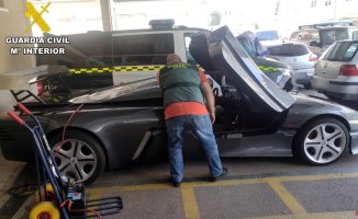 They recover the million-euro supercar that was stolen from a workshop in Murcia
