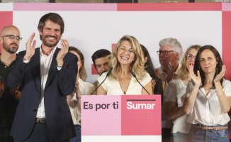 Sumar retains 31 seats and conspires to revalidate the coalition government with the PSOE